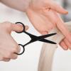 FRCOLOR 2pcs Stainless Steel Grooming Scissors Men Women Beard Shaping Eyebrow Trimming Tool Stylish Design for Precision Grooming view 4