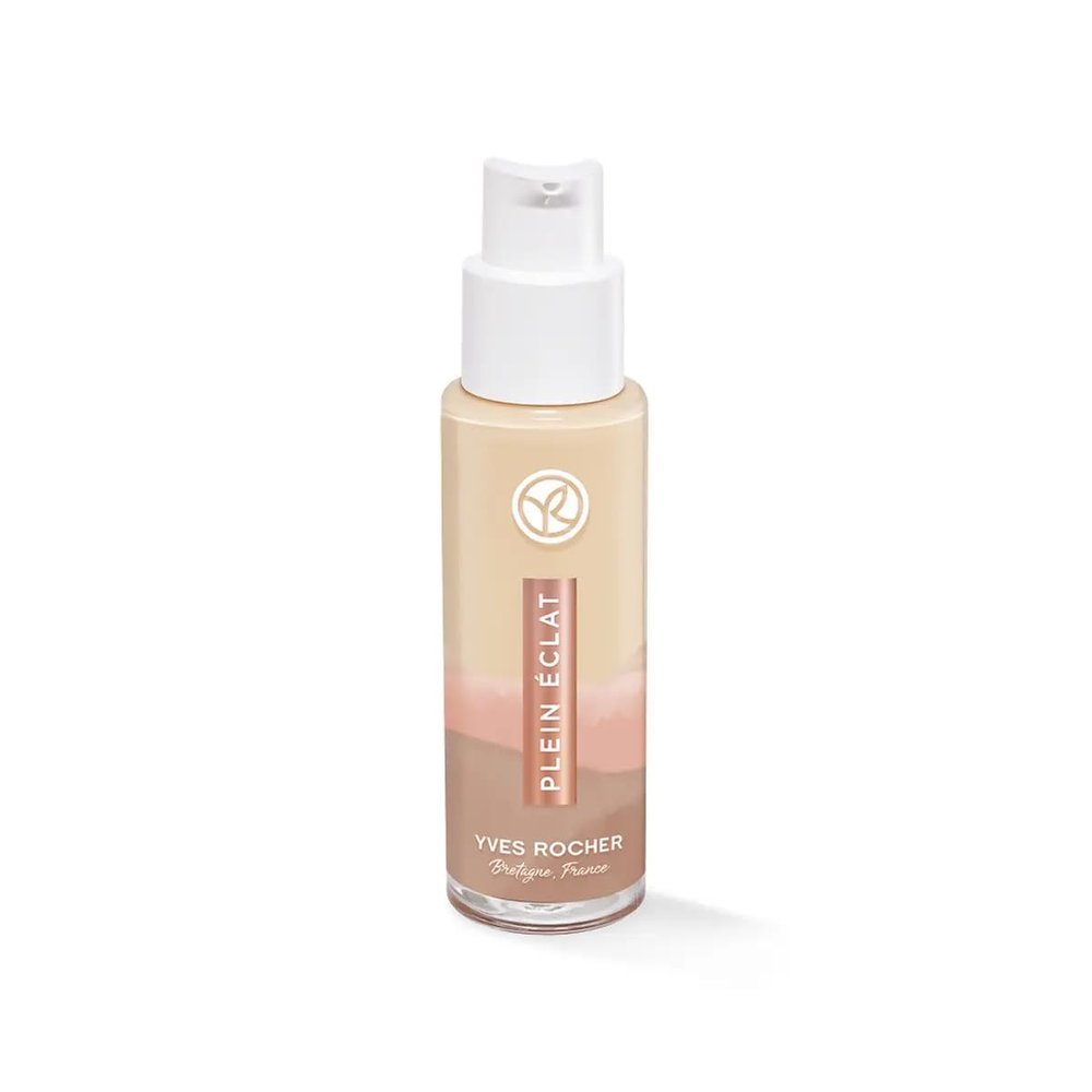 Yves Rocher Natural Tonal Foundation-Detox Natural Glow Women Every Day Make Up 050 Beige Color - 30 ml. / 1 fl.oz.