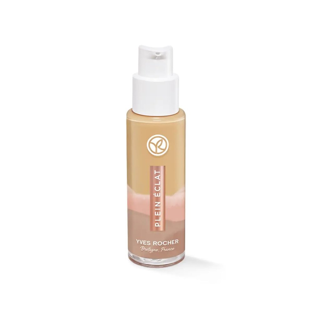 Yves Rocher Natural Tonal Foundation-Detox Natural Glow Women Every Day Make Up 200 Beige Color - 30 ml. / 1 fl.oz.