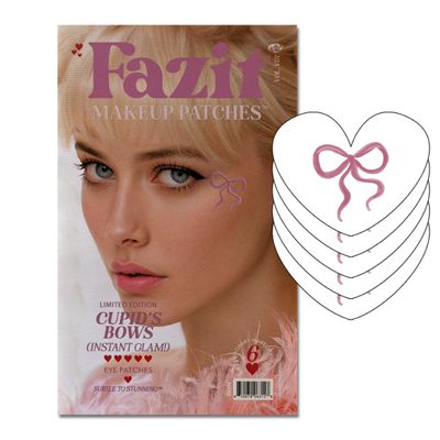Fazit Makeup Patches - Cupid's Bow Speckles - Glow Up Make-Up Patches - Cute Glitter Makeup Accessories for Women - Cosmetic Glitter for Face