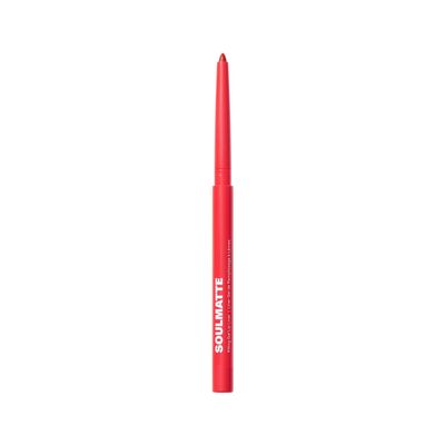 MORPHE Soulmatte Gel Lip Liner - Creamy Lip Pencil with a Matte Formula - Precision Contour Pencil with Sweet Almond & Tea Seed Oil for Long-Lasting Definition - First Kiss (0.007 oz)