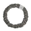 100% Pure Mulberry Silk Super Ultra Thin Scrunchie for Women & Girls  Handmade in USA  22 Momme 6A Grade Silk Hair Tie  Feather-Light & Gentle  Prevents Breakage & Creases  Perfect for Fine Hair & Sleek Styles (Charcoal) view 1