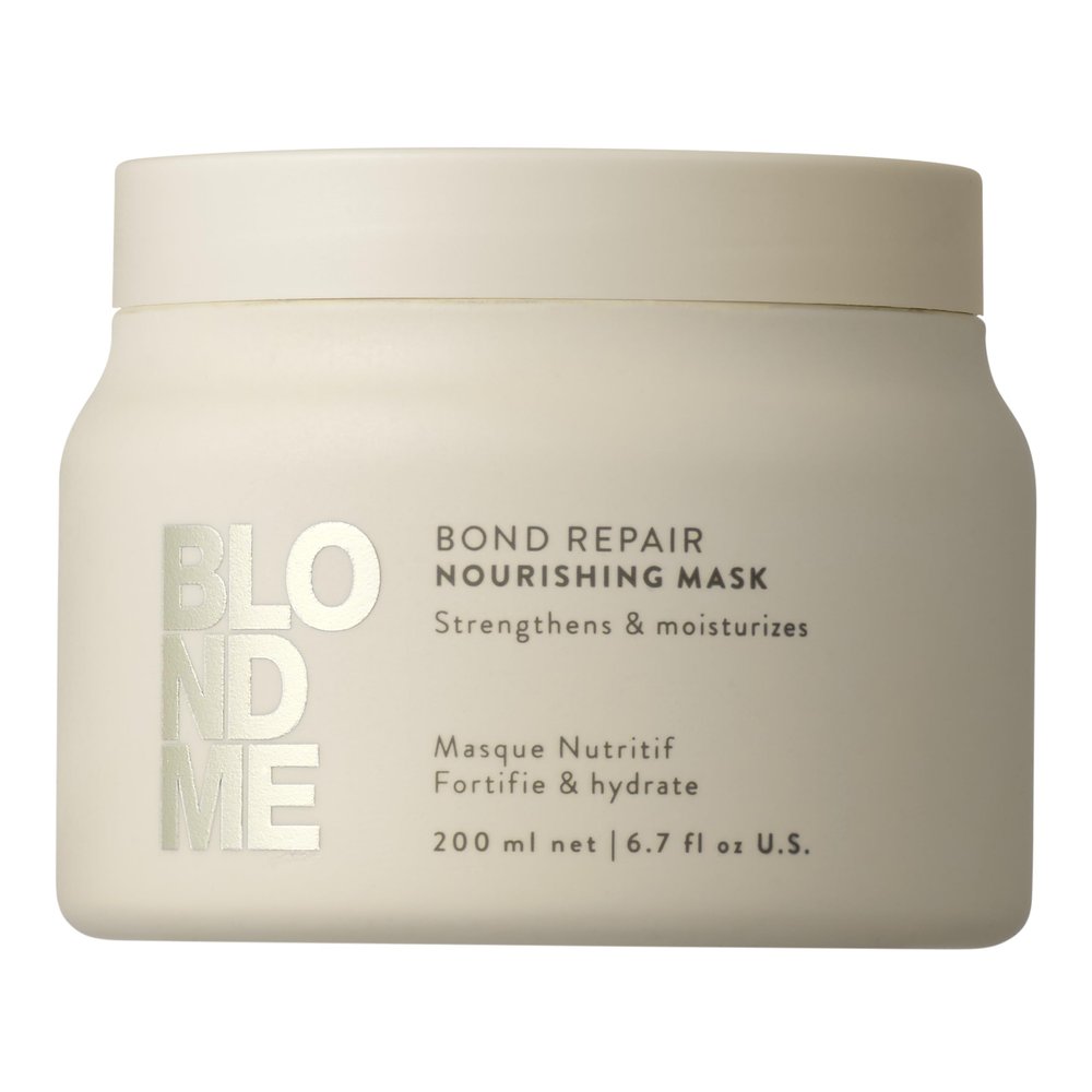 BlondMe Bond Repair Nourishing Mask for Blonde Hair, 6.7 Fl Oz | Intensive Hair Treatment | Adds Moisture and Softness |For Blonde, Lightened, & Grey Hair