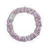 100% Pure Mulberry Silk Super Ultra Thin Scrunchie for Women & Girls  Handmade in USA  22 Momme 6A Grade Silk Hair Tie  Feather-Light & Gentle  Prevents Breakage & Creases  Perfect for Fine Hair & Sleek Styles (Lilac) view 1