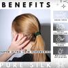 100% Pure Mulberry Silk Super Ultra Thin Scrunchie for Women & Girls  Handmade in USA  22 Momme 6A Grade Silk Hair Tie  Feather-Light & Gentle  Prevents Breakage & Creases  Perfect for Fine Hair & Sleek Styles (Emerald Green) view 3
