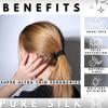 100% Pure Mulberry Silk Super Ultra Thin Scrunchie for Women & Girls  Handmade in USA  22 Momme 6A Grade Silk Hair Tie  Feather-Light & Gentle  Prevents Breakage & Creases  Perfect for Fine Hair & Sleek Styles (Black) view 3