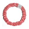 100% Pure Mulberry Silk Super Ultra Thin Scrunchie for Women & Girls  Handmade in USA  22 Momme 6A Grade Silk Hair Tie  Feather-Light & Gentle  Prevents Breakage & Creases  Perfect for Fine Hair & Sleek Styles (Blush) view 1