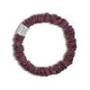 100% Pure Mulberry Silk Super Ultra Thin Scrunchie for Women & Girls  Handmade in USA  22 Momme 6A Grade Hair Tie  Feather-Light & Gentle  Prevents Breakage & Creases (Bordeaux) view 1