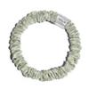 100% Pure Mulberry Silk Super Ultra Thin Scrunchie for Women & Girls  Handmade in USA  22 Momme 6A Grade Silk Hair Tie  Feather-Light & Gentle  Prevents Breakage & Creases  Perfect for Fine Hair & Sleek Styles (Mint) view 1