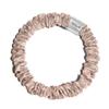 100% Pure Mulberry Silk Super Ultra Thin Scrunchie for Women & Girls  Handmade in USA  22 Momme 6A Grade Silk Hair Tie  Feather-Light & Gentle  Prevents Breakage & Creases  Perfect for Fine Hair & Sleek Styles (Pink) view 1