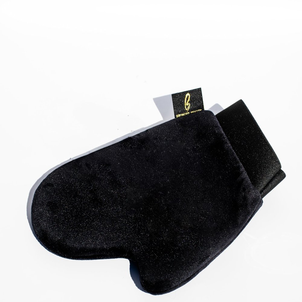 Bronzed Beauty Luxe Tanning Mitt, with strong elastic band - reusable and washable, for a streak-free finish