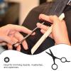 PLAFOPE Precision Trimming Scissors 2pcs Scissors Eyebrow Trimmer Beard Shaping Tool Stainless Steel Men's Grooming Kit view 3