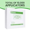 6 Cotton-Tipped Wood Applicators, 10,000 Non-Sterile Swabsticks, 100 Applicators Per Pouch, Ideal for Medication, Cleaning Skin, Medical Applications, Arts & Crafts and More view 3