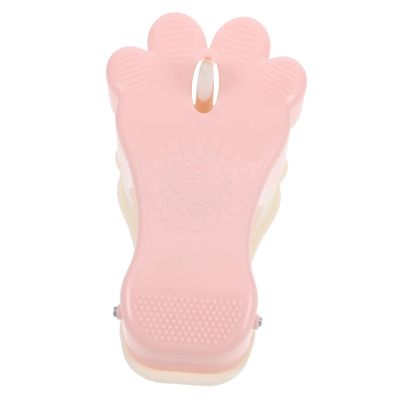 minkissy Shower Foot Scrubber with Cups Effortless Toe Cleaner for Pregnant No Bend Foot Exfoliating Brush for Easy Cleaning Shower