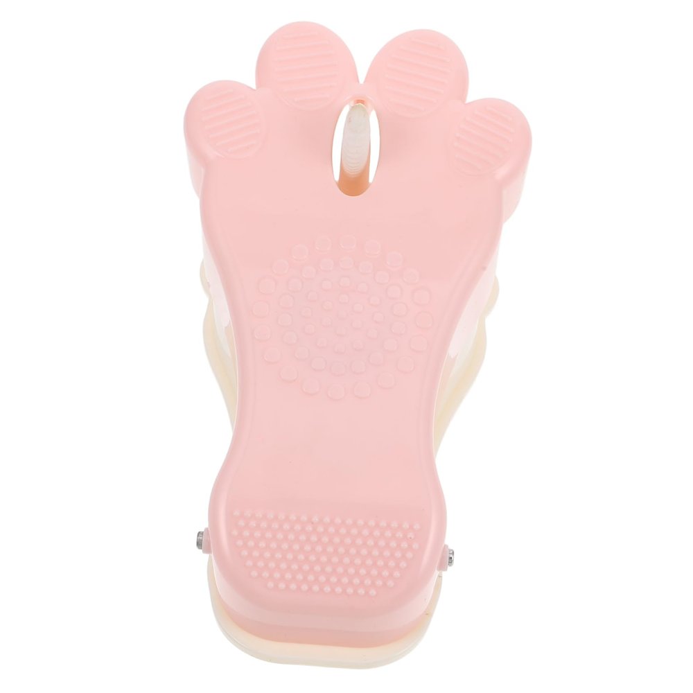 minkissy Shower Foot Scrubber with Cups Effortless Toe Cleaner for Pregnant No Bend Foot Exfoliating Brush for Easy Cleaning Shower