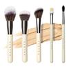 HALEYS Makeup Brush Set 5 pcs: Soft, Streak-free, Perfect Blending, Buff, Blurs and Smooth, Premium Luxury Vegan Bristles, For Liquid, Cream or Powder, Vegan, Cruelty-free, Sustainable Wood view 1