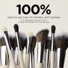 HALEYS Makeup Brush Set 5 pcs: Soft, Streak-free, Perfect Blending, Buff, Blurs and Smooth, Premium Luxury Vegan Bristles, For Liquid, Cream or Powder, Vegan, Cruelty-free, Sustainable Wood view 4