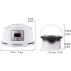 Paraffin Wax Machine Paraffin Bath Quick Heating Wax Warmer, Packs of Wax for Hand and Fe for Hand and Feet Hot Wax Beads for Body Legs Eyebrows Face Lips Armpits Multi-Function Beauty Wax Machine view 2