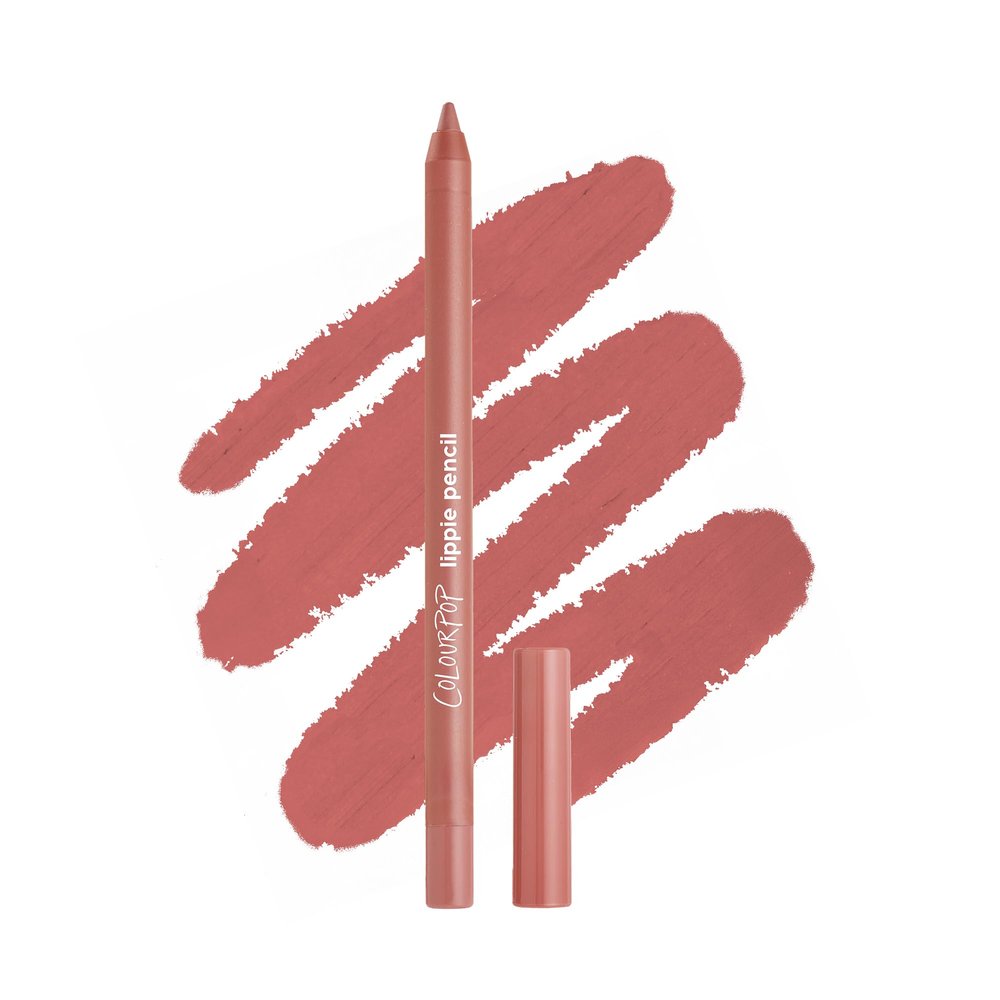 ColourPop Lippie Lip Pencil - High-Pigment, Long-Lasting & Sharpenable Lip Liner with High-Impact Color - Vegan, Cream Formula with Precise Application - Brink (0.04 oz)