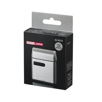 Men's Shaver for Traveler ES-RS10 | DC3V (2 x AA Alkaline) (Japan Model) (Silver)