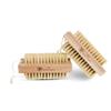 Bamboo Nail Brush (2 Pack), Natural Wooden Double-Sided Scrub Brush with Firm Sisal Bristles, Perfect for Fingernails & Toenails, Eco-Friendly Nail Cleaner for Bathroom & Travel, Durable & Easy to Use view 1