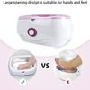 ZHYKLL Waxing Kit, Warmer for Painless Hair Removal, Home Wax Kit Bags Hard Wax Beans for Full Body, Legs, Face, Eyebrows, Bikini Wax Women Men Wax kit(Pink) view 4