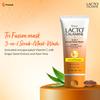 L@cto Calamine 3-in-1 Vitamin C Fa'ce Scrub-Mask-Wash for Skin Brightening Effect | 100ml x 2 | Multi-action Vitamin C Fa'ce Wash, F'ace Scrub, Grape Seed Extract & Aloe Vera view 2