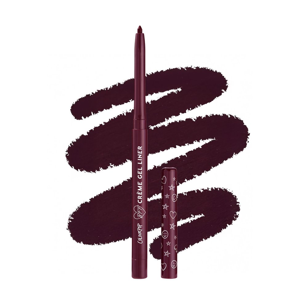 ColourPop Crme Gel Waterproof Eyeliner - 18HR Wear, Ultra-Pigmented Eyeliner Pencil with Matte & Metallic Finishes - Smudge-Proof, Vegan & Cruelty-Free - Charmer (0.01 oz)