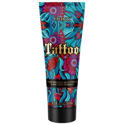 Tattoo Safe Tanning Bed Lotion - Indoor Dark Tanning Accelerator with Fade Protection | Tattoo Color Enhancer & Hydrating Skin Formula (Original 8.5 Fl Oz)