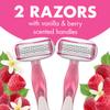 BIC Soleil 5 Escape Women's Disposable 5 Blade Razors, Vanilla and Berry Scented Handles, Comfort Shield, 2-Pack view 4