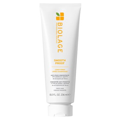 Biolage Smooth Proof Conditioner - Nourishes & Smooths Frizzy Hair, Detangles, Hydrates and Adds Shine, Infused with micro-dosed with Camellia Oil & Glycerin, Vegan & Paraben-Free, 8 Fl Oz