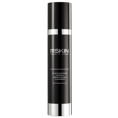 111SKIN Black Diamond Vitamin C Cleanser Face Wash for All Skin Types, Foaming Facial Cleanser with Peptidic Microalgae Complex for Dull Uneven Skin Tone & Dark Spots 3.4 fl oz