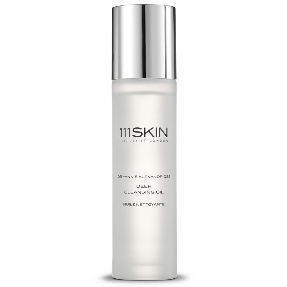 111SKIN Deep Cleansing Oil for Face, Lightweight Hydrating Facial Oil Cleanser for All Skin Types, Makeup Remover with Ceramides, CICA & NAC Y2 Complex Gently Removes Blackhead & Impurities, 3.4 fl oz