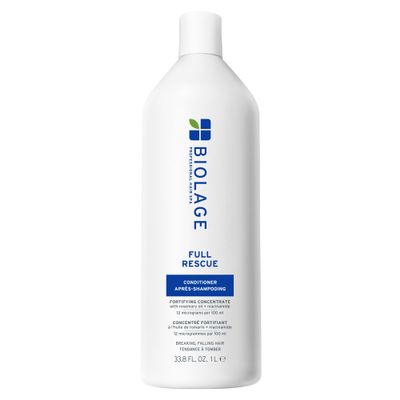 Biolage Full Rescue Conditioner - Fortifies & Densifies Thin Hair, Rosemary Oil & Niacinamide, Vegan & Cruelty-Free, 33.8 Fl Oz