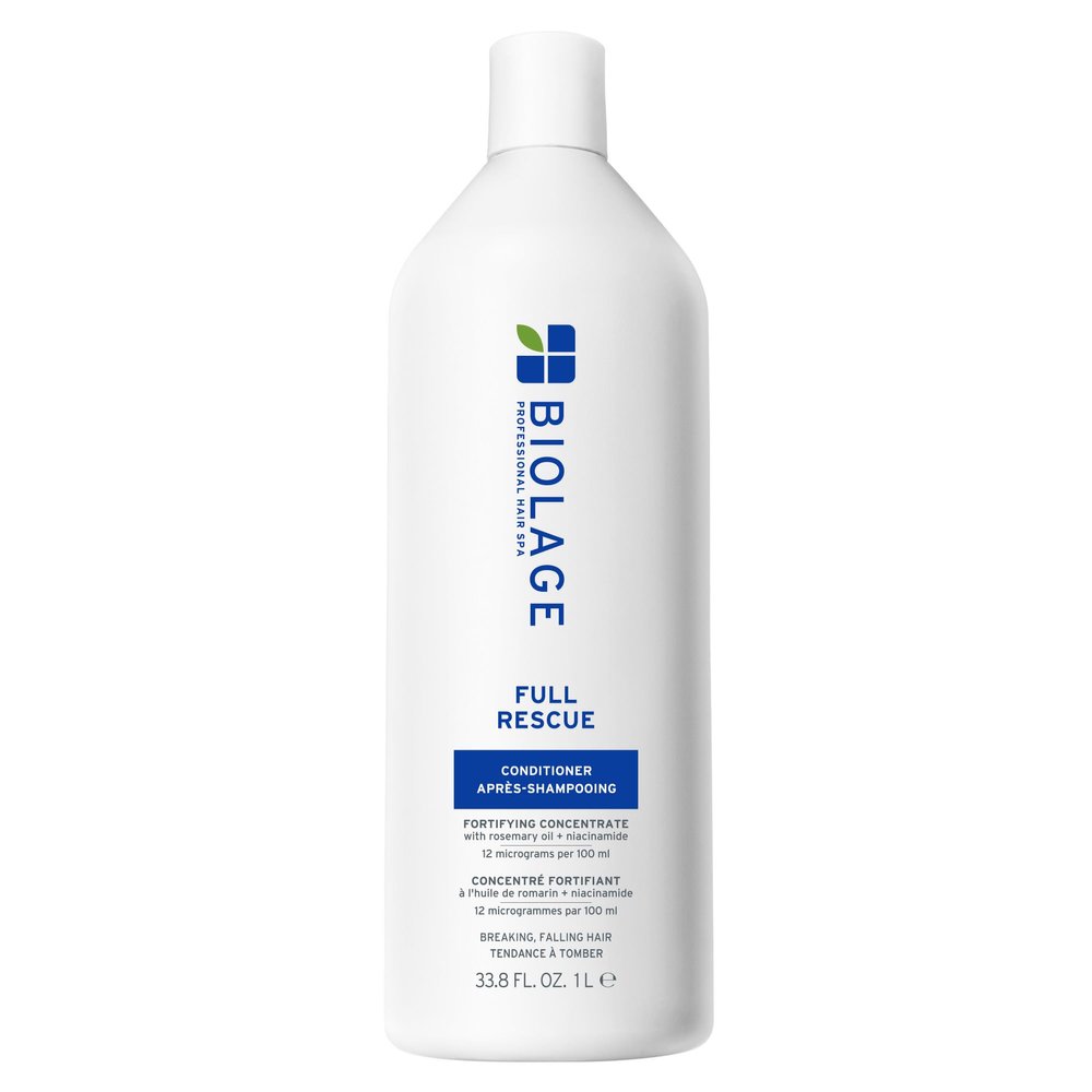 Biolage Full Rescue Conditioner - Fortifies & Densifies Thin Hair, Rosemary Oil & Niacinamide, Vegan & Cruelty-Free, 33.8 Fl Oz