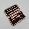 AFPSDLFJDLS Stainless Steel Nail Clipper Manicure Set, Rose Gold 5-Piece Set, Nail Clippers view 3
