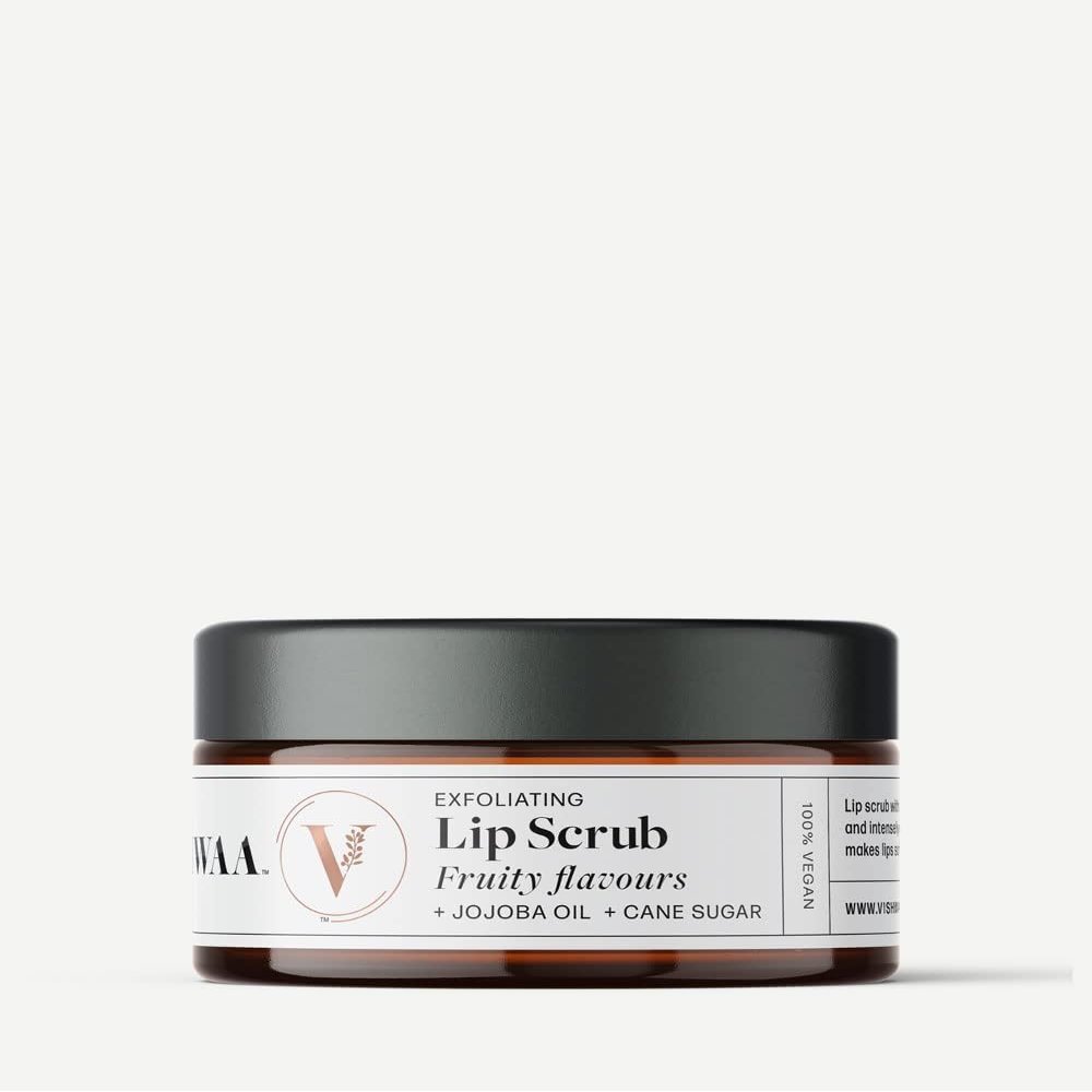 LIP SCRUB WITH BERRIES,Lightens, Brighten & Soften Lips |Moistures, Dry and Chapped Lips,|Enriched with Natural and Organic Ingredients,Chemicals Free 15ml