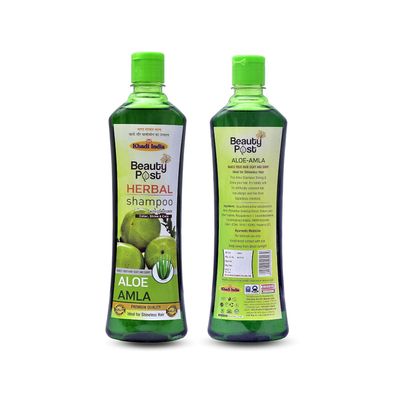 Be.auty Post Herbal Shampoo With Conditioner Aloe Amla 500ml|Anti Dandruff Shampoo, With The Goodness Of Aloe Amla 500ml
