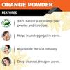 Sun Shade Dried Freshest Orange Peel Powder for Skin and Hair | Santra Chilka Powder - 100 GM view 3