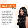 Sun Shade Dried Freshest Orange Peel Powder for Skin and Hair | Santra Chilka Powder - 100 GM view 4