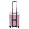 ATOLOMOTOR Professional Makeup Trolley,Portable Aluminum Cosmetic Train Case with Drawers&4 Wheel,Hairdressing Suitcase Organizer for Beauty/Hair Salon (Pink) view 4