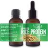 Artekas Innovation HYDROLYZED RICE PROTEIN - Liquid, 2 Ounces - For Homemade Hair Care, Skin Care, Body Washes, Shampoos, and Conditioners - 2 Vials (1 Ounce Each) - Includes Pipette and Screw Caps view 1