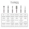 Pink Mask Diamond Bit Small Flame 1.8/4.3 Red - Fine Grit for Cuticle and Skin Treatment view 4