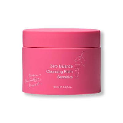 Resh Lab Cleansing Balm for Sensitive Skin 100ml | Hypoallergenic Makeup Remover with Sweet Almond, Moringa & Neem Oil | Melts Away Waterproof | Hydrating Cleanser for All Skin Types