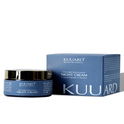 Night Cream with Peptides & Retinol | Anti-Aging, Hydrating & Firming | Reduces Wrinkles & Boosts Collagen | For All Skin Types | 1.7 oz