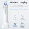 4-in-1 Microcrystalline Blackhead Remover Vacuum with Base - Adjustable Suction Pore Cleaner, Detachable Heads for Women and Men (White) view 2
