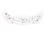 12PCS Glitter Freckles Temporary Tattoos, Gold, Silver, Brown, Pink, and Holographic Fake Tattoo Stickers, Hearts, Dots, Stars, Broken Diamonds, Snowflake Patterns, 6 in  2 in, Combinable view 1