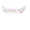 12PCS Glitter Freckles Temporary Tattoos, Gold, Silver, Brown, Pink, and Holographic Fake Tattoo Stickers, Hearts, Dots, Stars, Broken Diamonds, Snowflake Patterns, 6 in  2 in, Combinable view 1