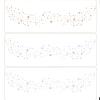 12PCS Glitter Freckles Temporary Tattoos, Gold, Silver, Brown, Pink, and Holographic Fake Tattoo Stickers, Hearts, Dots, Stars, Broken Diamonds, Snowflake Patterns, 6 in  2 in, Combinable view 1