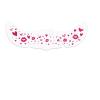 12PCS Glitter Freckles Temporary Tattoos, Gold, Silver, Brown, Pink, and Holographic Fake Tattoo Stickers, Hearts, Dots, Stars, Broken Diamonds, Snowflake Patterns, 6 in  2 in, Combinable view 1